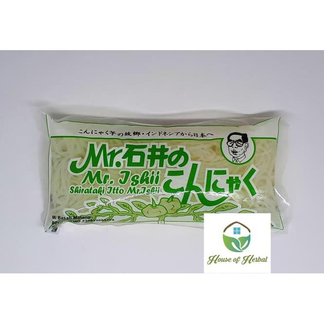 

sycx khusus gojek/grab mie shirataki hijau - wet shirataki noodle 200g 6htl