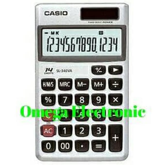 

Promo Casio SL-340VA - Kalkulator Pocket Calculator SL 340 VA Terlaris