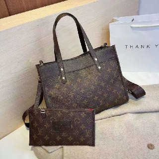 TAS IMPORT TOTE BAG LV TAS BERANAK TAS BONUS DOMPET