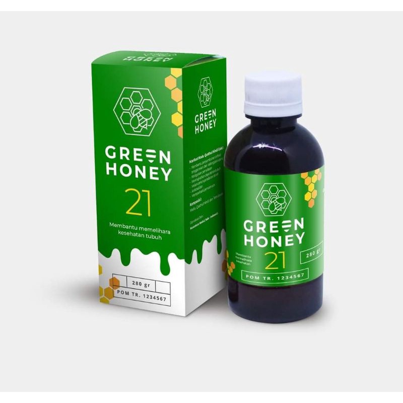 OBAT SARIAWAN Green Honey 21 Madu Hijau 280gr Menyembuhkan Sariawan Mulut Ampuh 100% HALAL