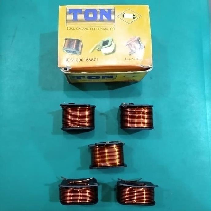 ORIGINAL - spul set vespa PX platina merk TON