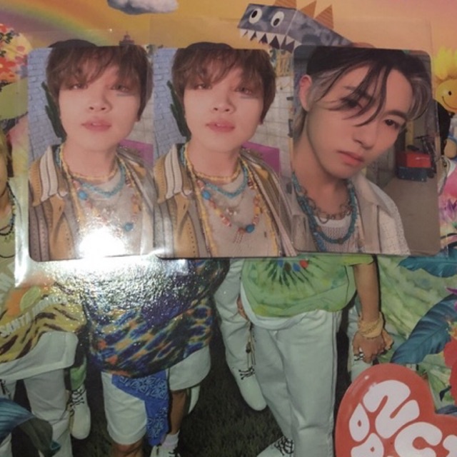 Benefit yglobal ygm haechan renjun photocard nct dream hot sauce