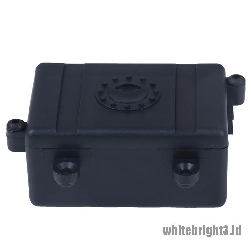 (white3) Kotak Receiver Radio Mobil RC Rock Crawler SCX10 Skala 1: 10