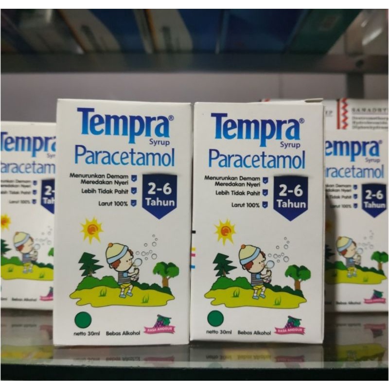 TEMPRA SYRUP 30 ML ANGGUR 2-6 TAHUN