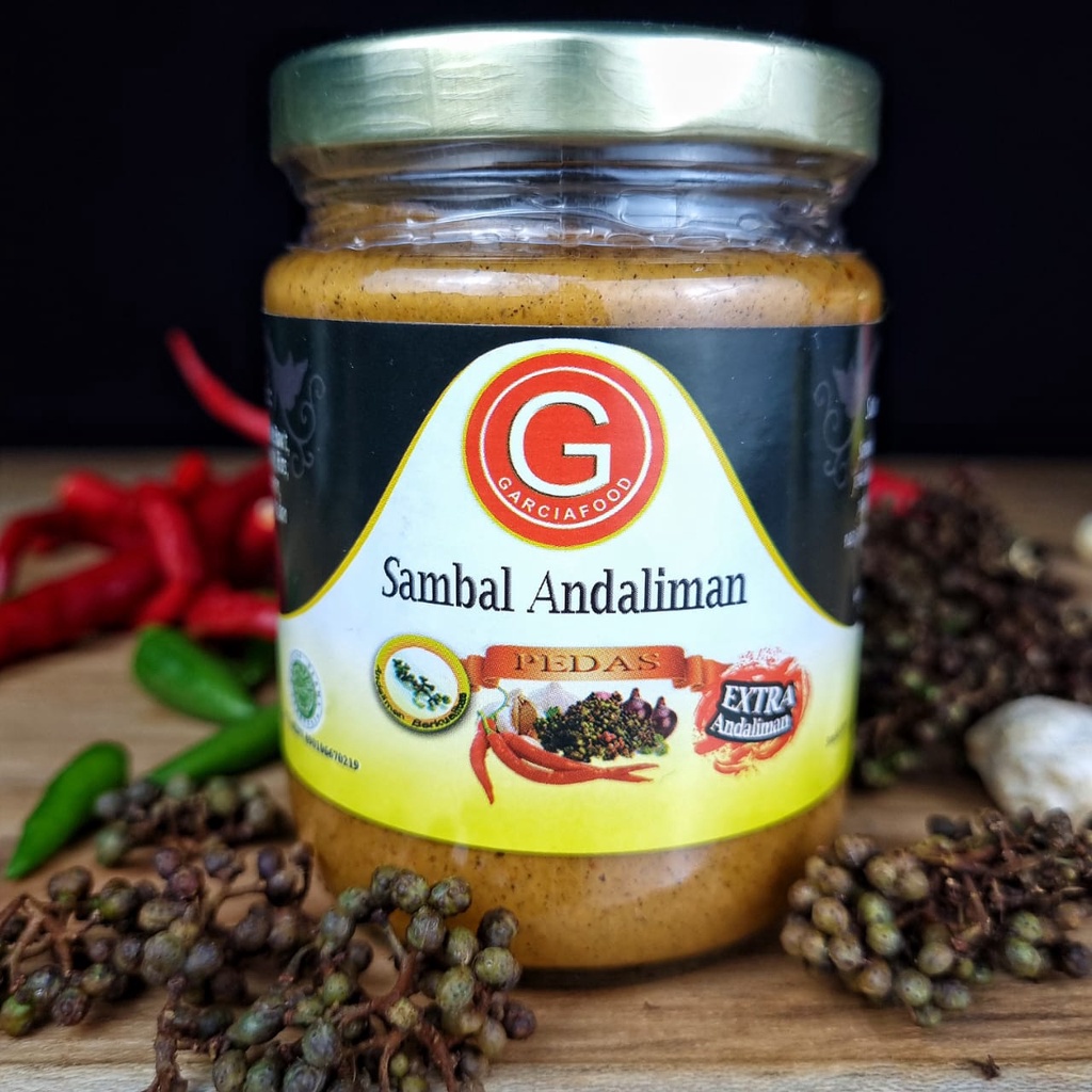 

Grosir Termurah Sambal Andaliman Extra 220gr (Garciafood)