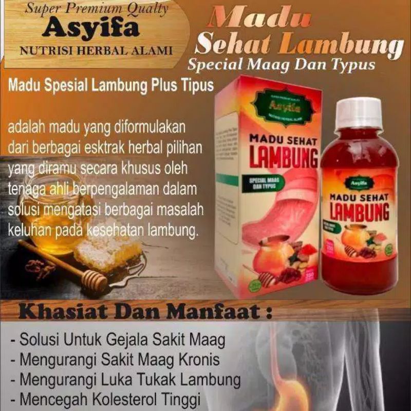 Kembung perut/asam lambung/magh kronis/asyfa/madu lambung/vitamin lambung