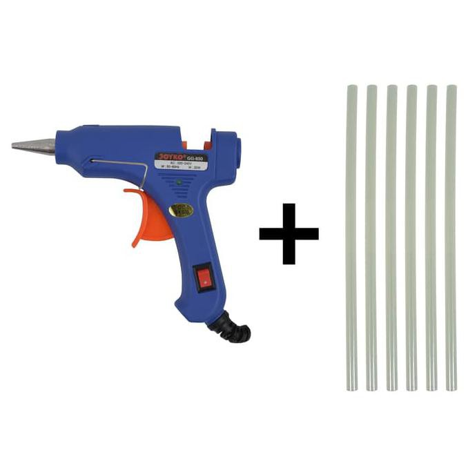 

Glue Gun Joyko GG-850/20 Watt + Glue Stick Refill Joyko GSR-109/6 PCS BOOM SALE