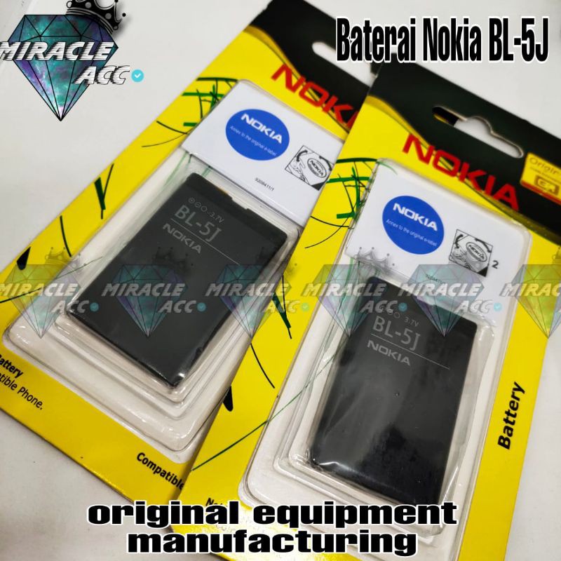 Batre/baterai /baterai nokia  Bl-5J/Bl5J 5800