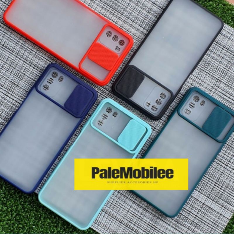 Jual Xiaomi Poco M3 Case Sliding Case Dove Matte Case Macaron