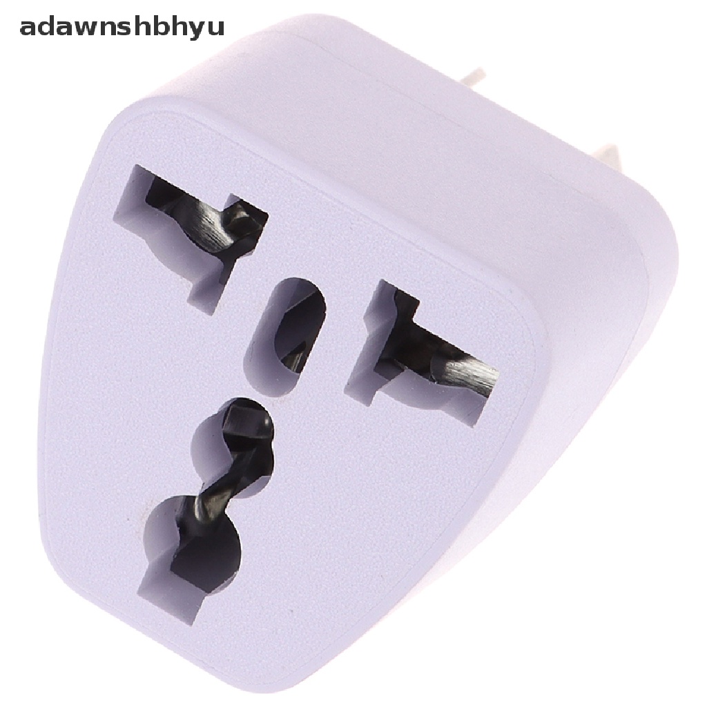 Adaptor Colokan Listrik Travel Universal adawnshbhyu USA EU EURO Asia to AU Australia 3pin