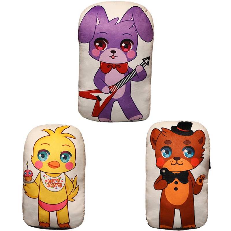 Foxy Chica Bonnie Nights Freddy's Five At Bantal Boneka Mainan Hewan Lembut Mewah