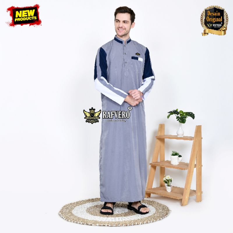 Gamis Jubah Pria - Gamis Jubah Pria Keyfan ORIGINAL RAFVERO