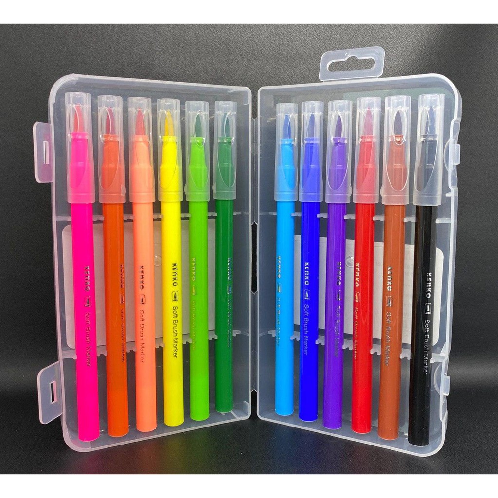 

Brush Marker SBm isi 12 warna kenko