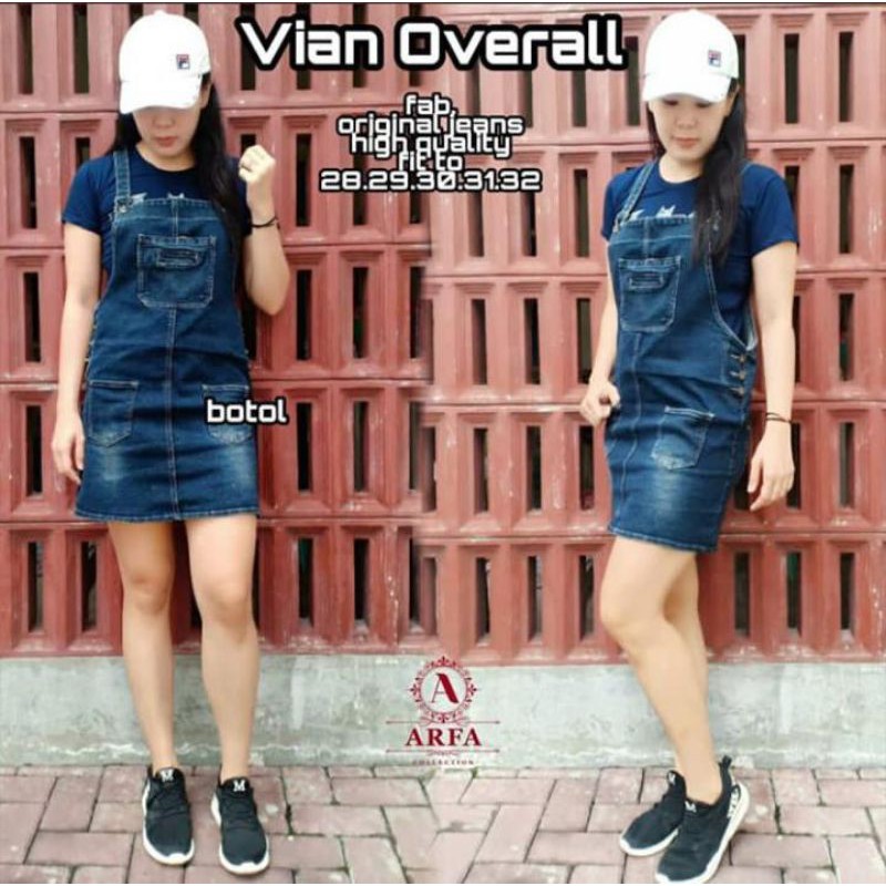 VIAN OVERAL JEANS MINI