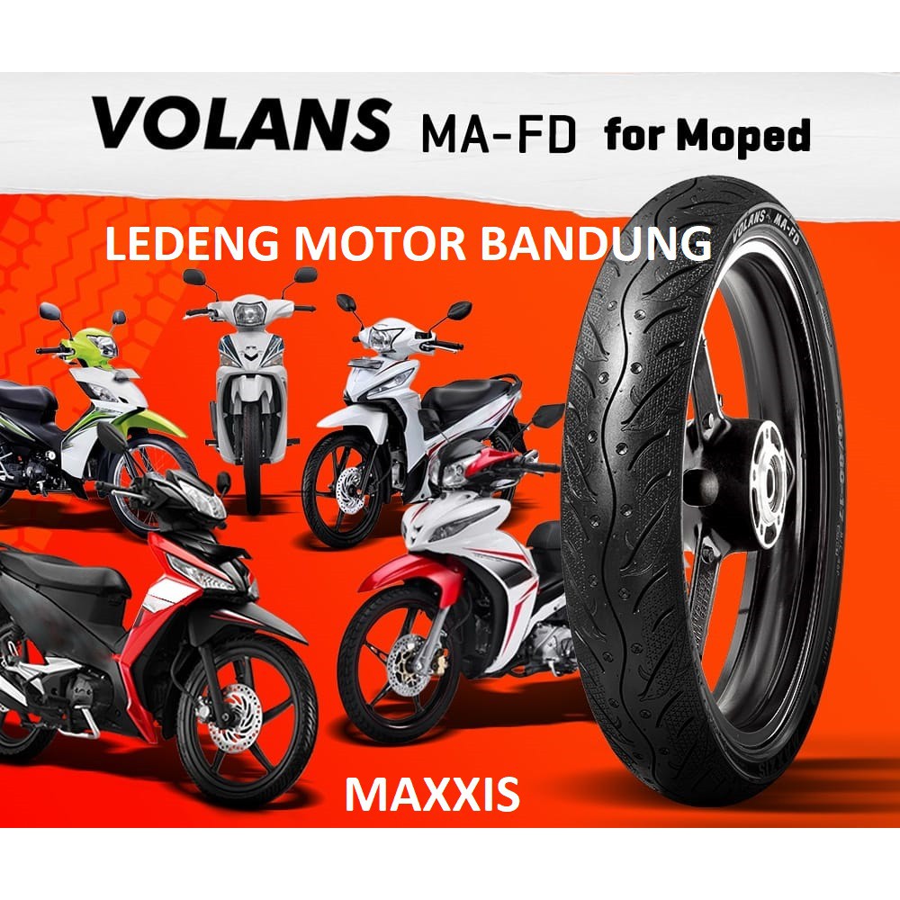 Maxxis 80/90-17 MA-FD Volans Ban Tubeless Moped Tipe Basah Air Hujan