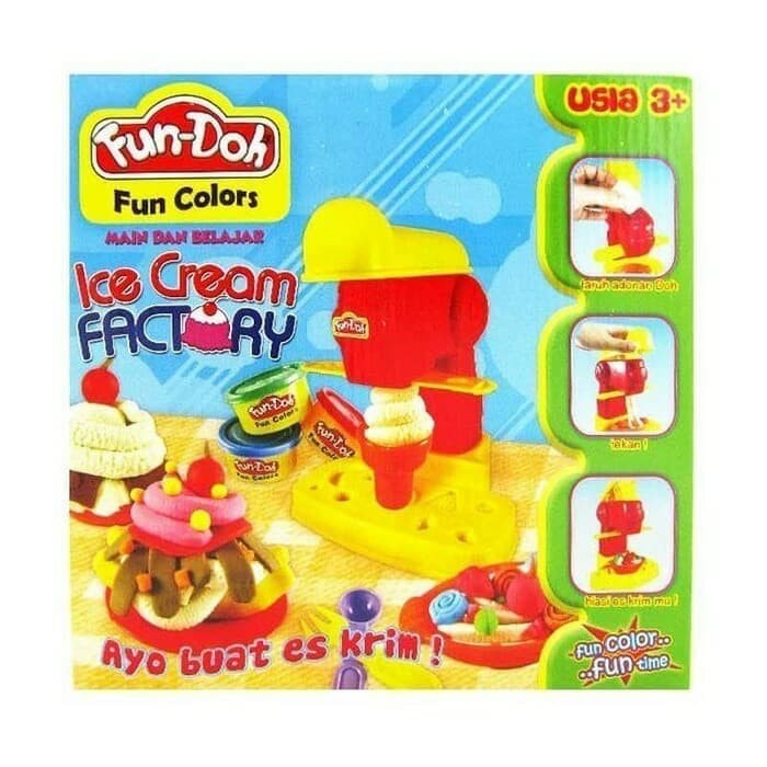 Mainan Fun Doh Ice Cream Factory - FunDoh Es Krim - Ukuran Besar