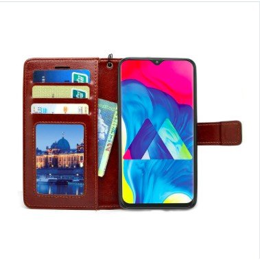 Wallet case samsung m20 Flip Case Premium Leather