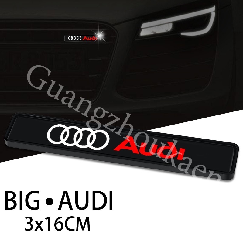 Audi Lampu LED Logo Untuk Dekorasi Kap Depan Mobil A4 B6 B5 B8 A6 A3 TT MK2 MK1 Q7 Q5