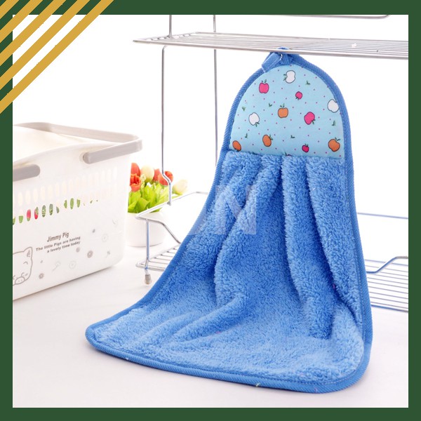 Lap Tangan Gantung | Lap Tangan Microfiber Polos Hand Towel Gantung Dapur Handuk Kitchen