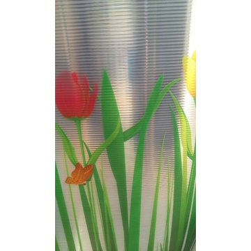 PLASTIK PLAT TULIP SS GARIS ROLL 50M/Fiber pagar/penutup pagar/plastik pagar