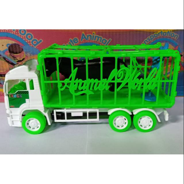 DAF HEWAN MIKA JSP 3026/ mainan mobil mobilan pengakut hewan / animal world car toys