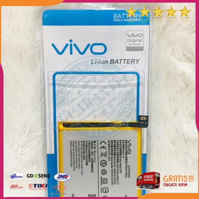 Acc Hp Baterai Vivo Y19 2019 B H9 4920Mah Original Oem Socket Packaging Mika