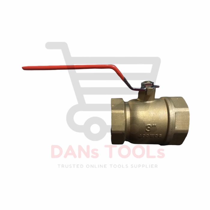 Ball Valve Kuningan 3 inch - Brass - Stop Kran - keran