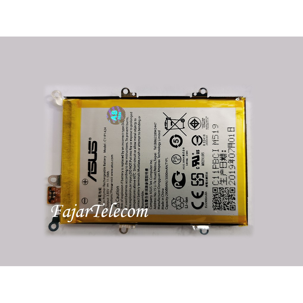 Baterai Asus ZenFone 2 5,5 INCH ZE550ML Z008D Z008 Model C11P1424 Original