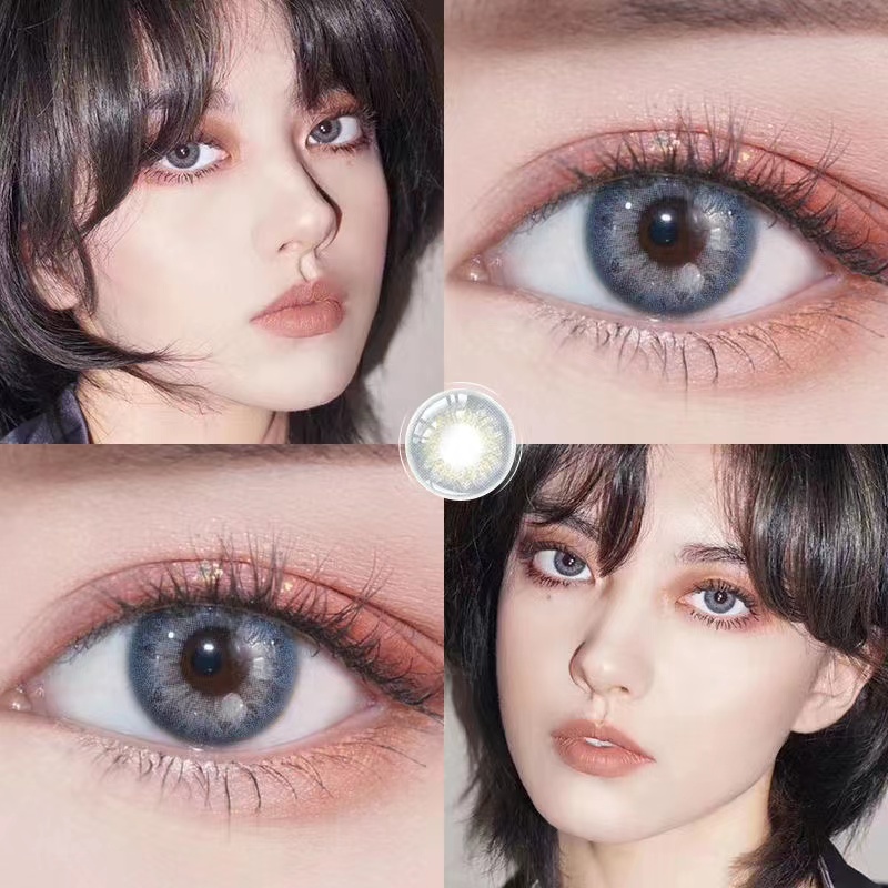 ✔️100%  Soflen Model Terbaru 2023 Softlens Murah 1 Pasang Lensa Kontak Warna Diameter 14.2MM Softlens Mata Soflent Normal Soflens Korea Aesthetic Depkes Soflen