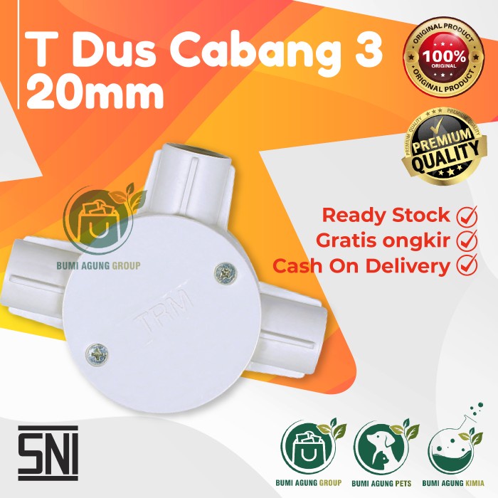 T dus Tdus Tdos T dos tedus teedus teedos CABANG 3 20mm HIGH QUALITY