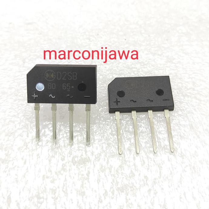 D2Sb60 Diode Bridge 2A 600V Marcojiw99 Kualitas Baik