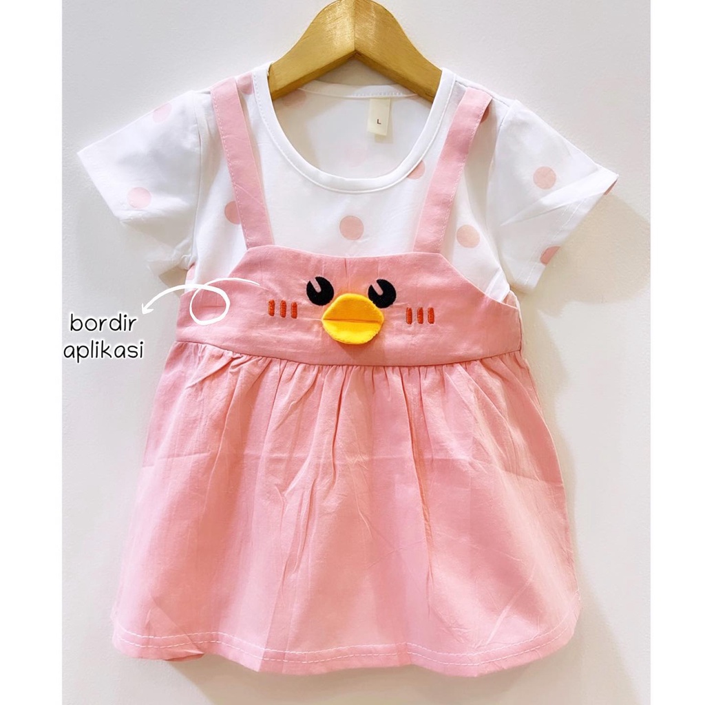 SIMPLE SLEEPING MEOW / DUCKY / BLACK LUCKY CAT / GOLDEN GOOSE Dress Import Dress anak Tas perempuan pergi lucu fashion bayi pakaian cewe murah Terlaris Babeebabyshop