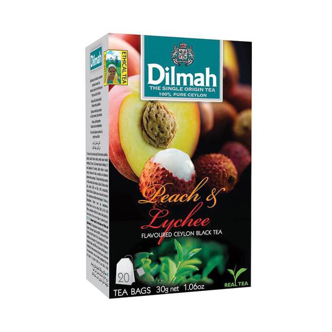 Teh Dilmah Peach &amp; Lychee 20 bags 30 gr