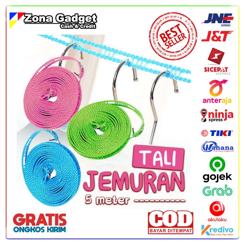 TALI JEMURAN / TALI JEMURAN 5M / TALI JEMURAN BAJU