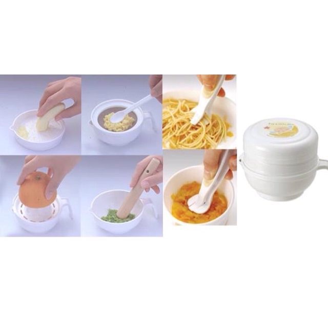 RICHELL LO BABY FOOD COOKING SET B (Peralatan Makan MPASI Bayi)