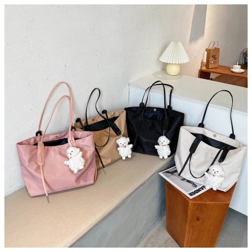 BQ 3187 GI 9892 RISCE TAS TOTE FREE BONEKA IMPORT WANITA CEWEK PEREMPUAN JAKARTA BATAM JT CR 7476 EL 5719 LT 1339