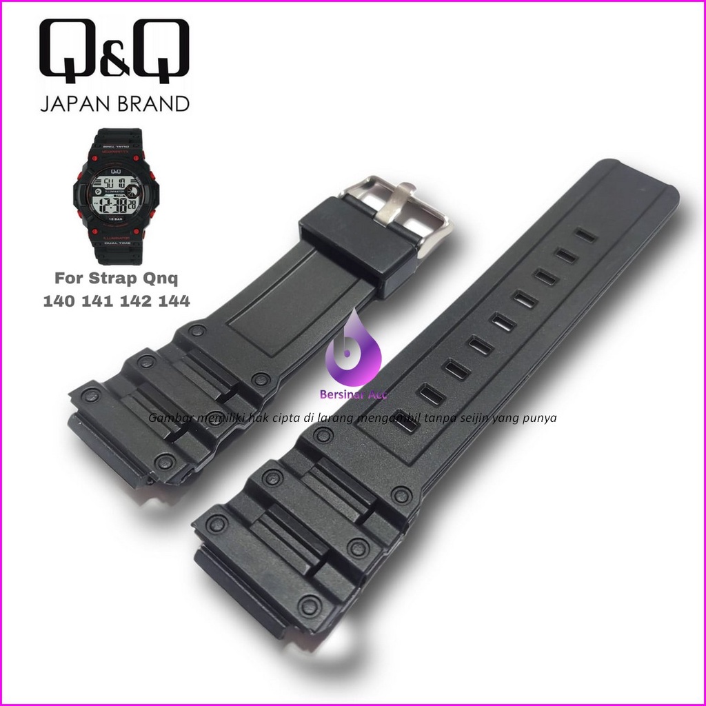 MURAH PROMO TALI JAM TANGAN STRAP TALI JAM QNQ Q&amp;Q QQ M142 M140 M141 M144