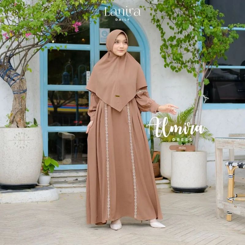 ALMIRA SYARI UKURAN M - L - XL - XXL - XXXL - 4XL GAMIS SET SYRI GAMIS JUMBO BUSUI DRESS MURAH GAMIS SYAR'I PLUS KHIMAR KONDANGAN GAMIS RENDA GAMIS KEKINIAN GAMIS REMAJA GAMIS TERBARU BAJU GAMIS WANITA FASHION MUSLIM BAJU LEBARAN DRESS WANITA UMROH HAJI