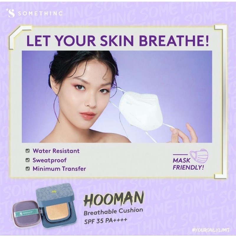 SOMETHINC HOOMAN Breathable UV Cushion Cover SPF 35 PA++++