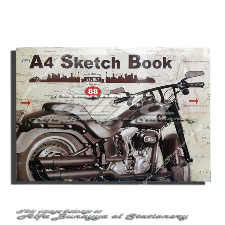 KIKY Buku Sketsa A4 50 Lembar - Sketch Book