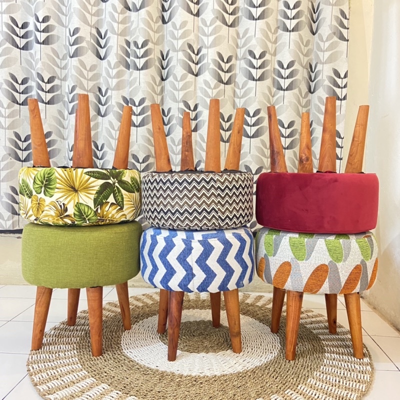STOOL BULAT / SOFA STOOL / SOFA KECIL / KURSI STOOL