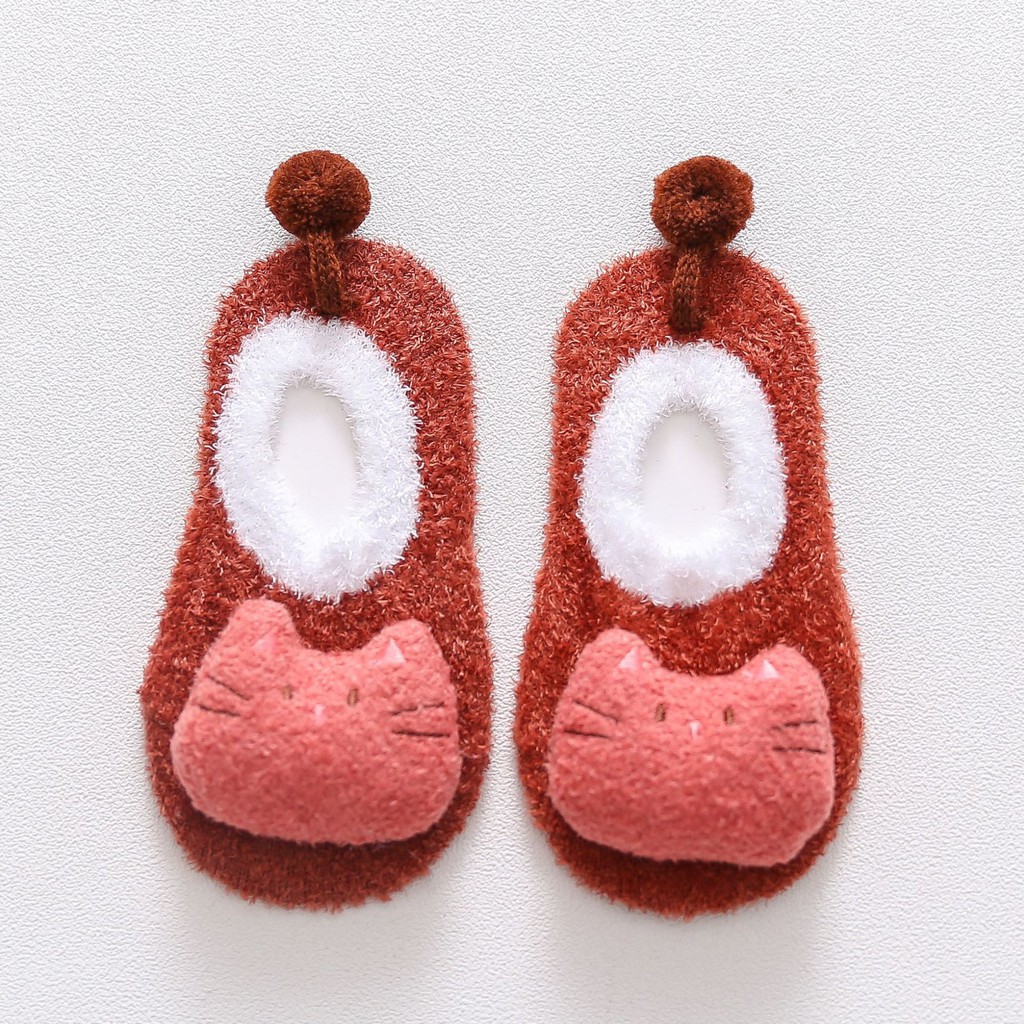 NUZ HappyOliver DEER HOUSE Kaos Kaki Anak Bayi Laki Laki Perempuan Newborn - 12 Bulan Importt