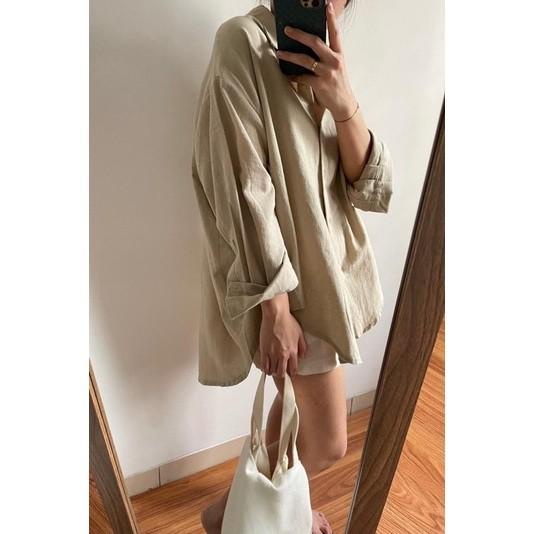 Puncak Promo Pocca Oversized Shirt (Sample Sale) Terlaris