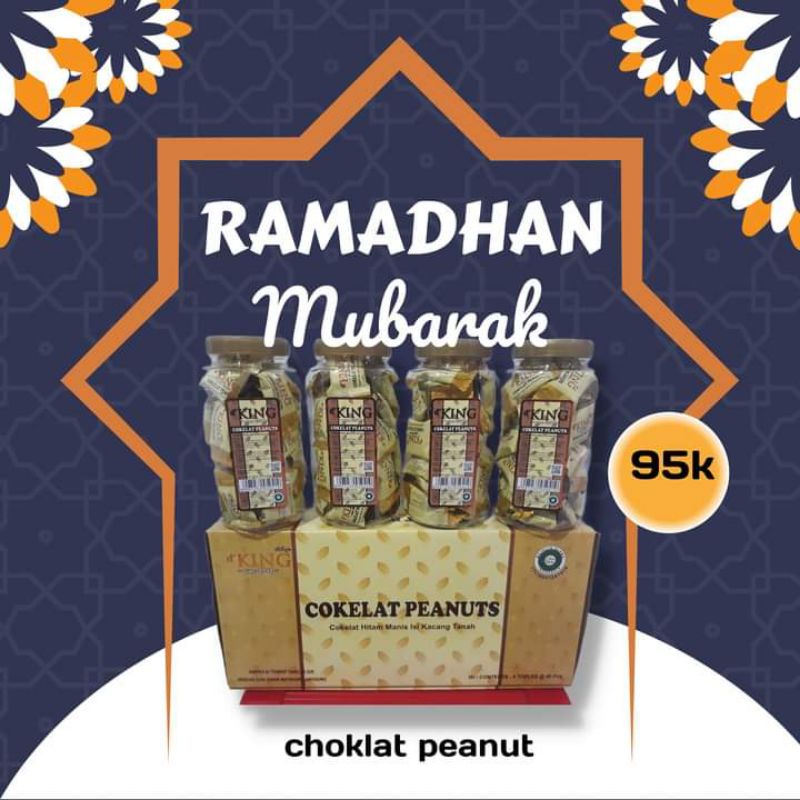 

D'KING BONIBOL COKELAT PEANUT ISI 4 TOPLES