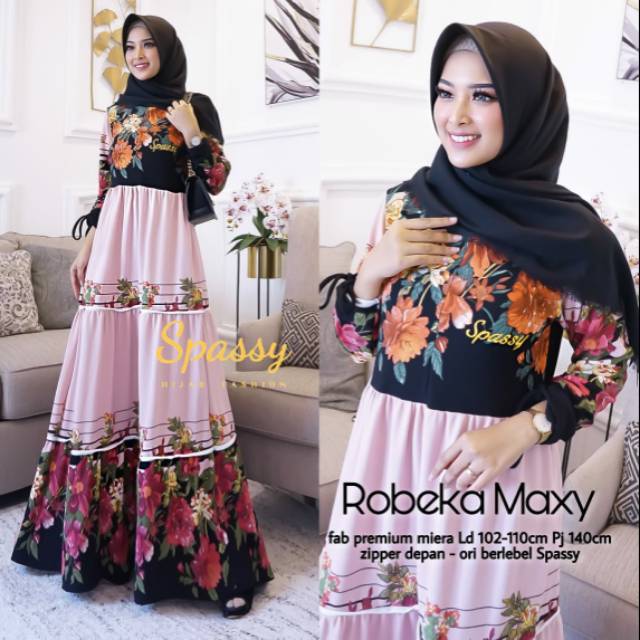 Gamis motif bunga # Gamis busui # Gamis premium # Gamis kaos