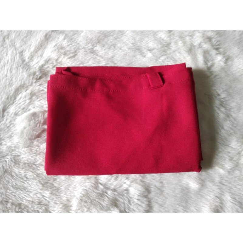 Bisa COD bergo maryam size L tepi jahit diamond ukuran besar-Chili