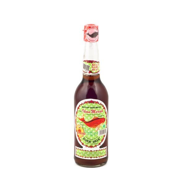 

HS KECAP IKAN CAP IKAN MERAH DJOE HOA JUHOA 620ML RED CARP FISH SAUCE