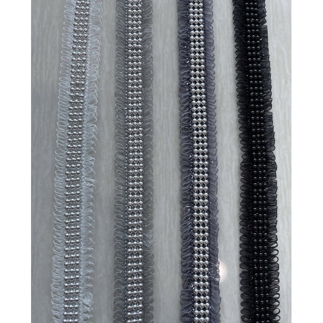 Renda Pita Triple Manik 2cm