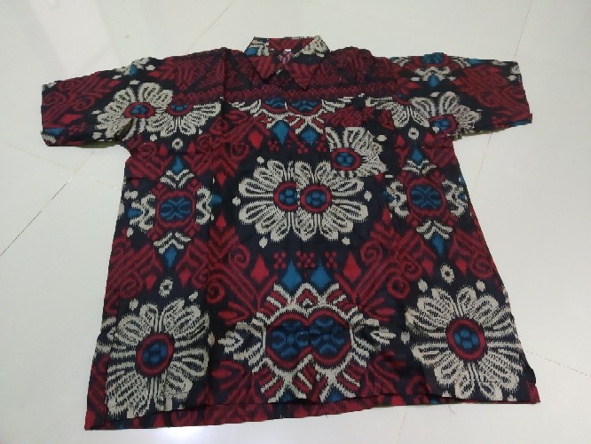 Size M L Xl Xxl Xxxl Bswart Batik Hrb026 Kenongo Hem Pendek Padi Pekalongan M L Xl Batik Pria Murah