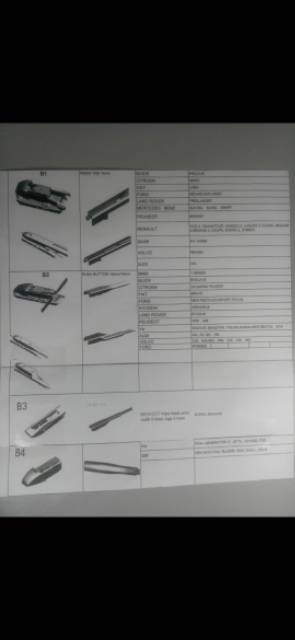 Wiper carall T191, dengan 7 adaptor bisa untuk semua jenis mobil, jepang, eropa, amerika, korea